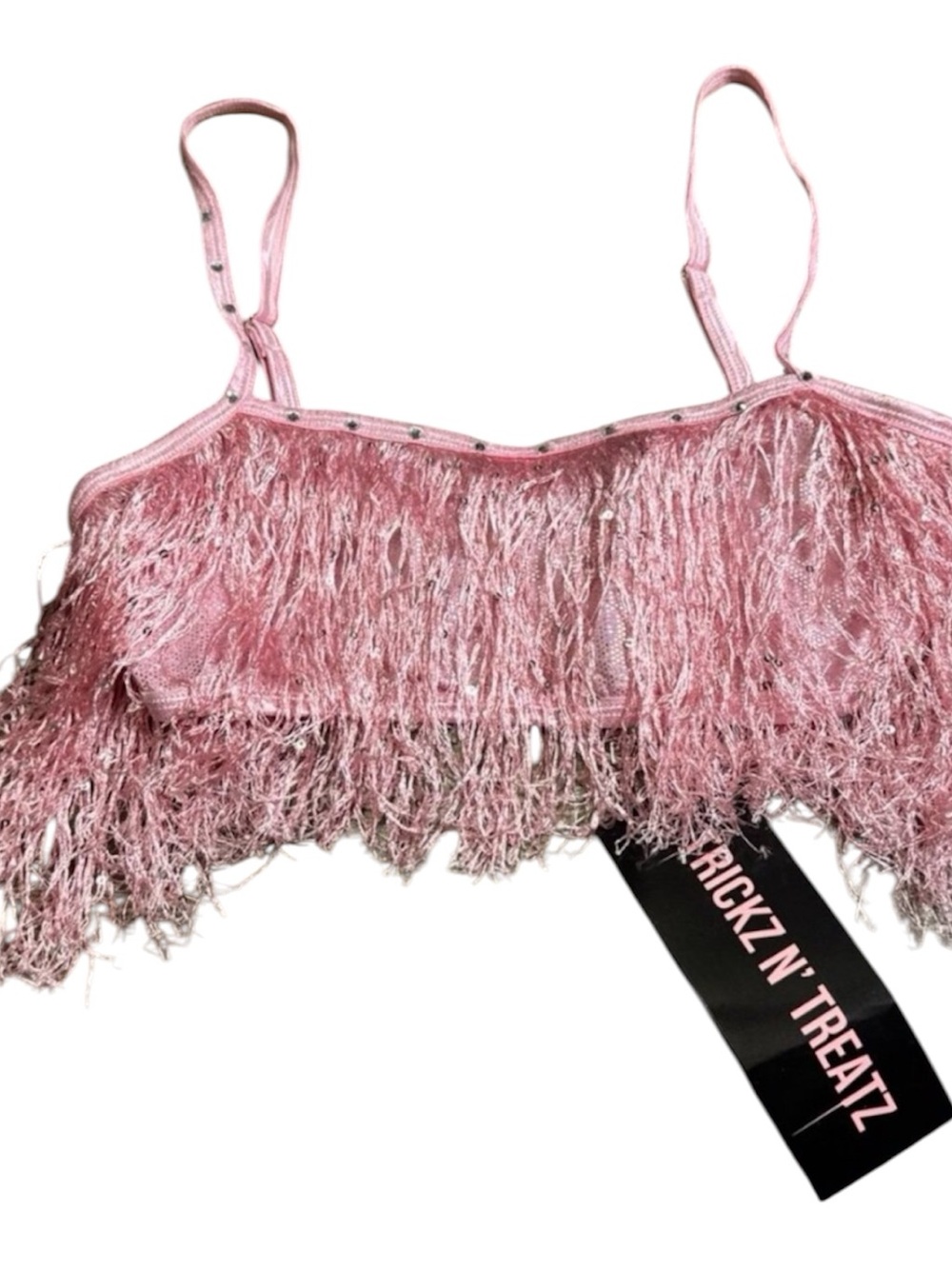 Pink Fringe Two-Piece Set - Picture 4 of 4